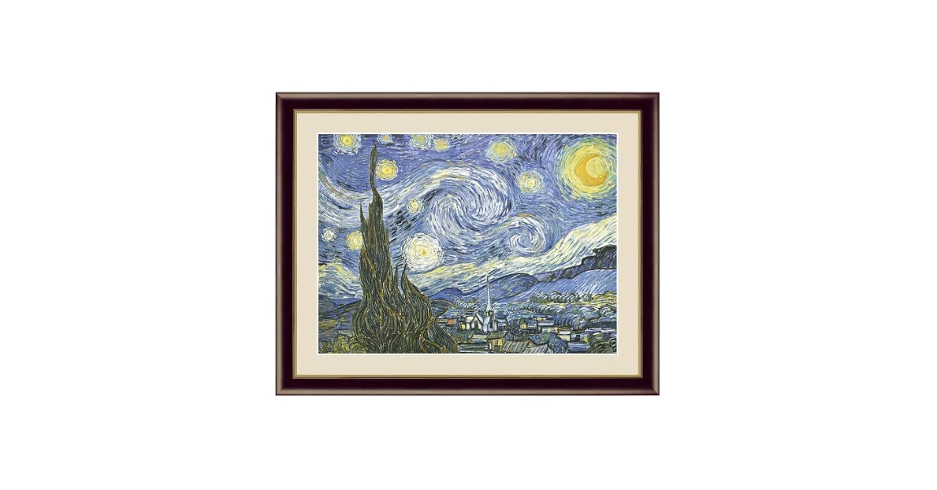 Amazon.co.jp: 贈答品 進物 記念品 有名絵画 模写 複製画 ゴッホ