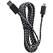 Deal4GO 2.7M 9FT Long Elite Controller Braided Original Micro USB Charging Cable for Microsoft Xbox One Elite Controller Cord 1698 Black