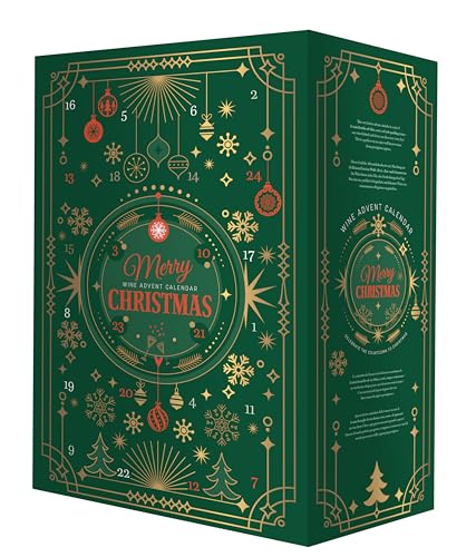 GCF Selektion Festlicher und dekorativer Adventskalender mit köstlichen Weinen aus vielen Top Herkünften wie Frankreich, Italien, Deutschland und der Neuen Welt, 24 Kleiner Sekt GCF Selektion Festlicher und dekorativer Adventskalender mit köstlichen Weinen aus vielen Top Herkünften wie Frankreich, Italien, Deutschland und der Neuen Welt, 24 Kleiner Sekt