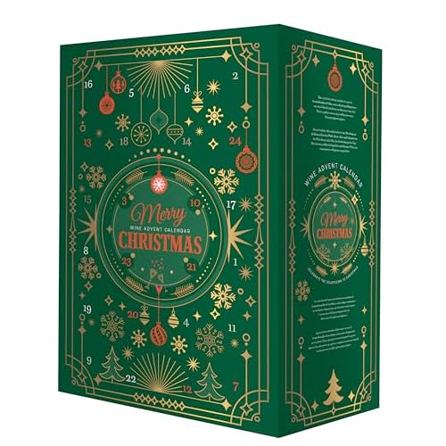 Festlicher und dekorativer Adventskalender mit köstlichen Weinen und Sekt aus vielen Top Herkünften wie Frankreich, Italien, Deutschland und der Neuen Welt, Edition 2020