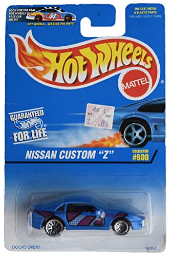 Hot Wheels Nissan Custom Z miniature japonaise bleue 600 collection auto miniature 1:64