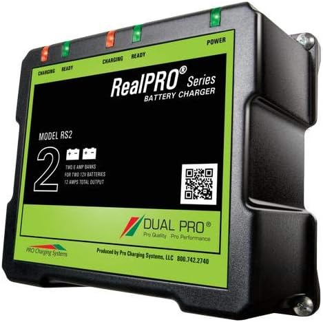 Dual Pro RS2, Battery Charging System, 12V, 24V, 12 Amps