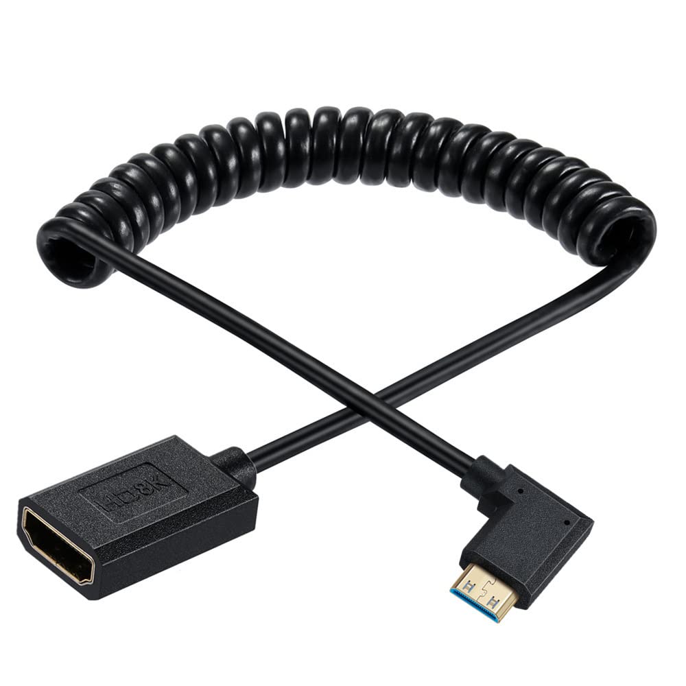 Adattatore HDMI 2.1 da 90 gradi Mini porta Micro
