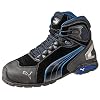 PUMA Safety Rio Black Mid werkschoen voor heren, veiligheidsschoen S3 SRC aluminium kap, penetratiebescherming, antislip…