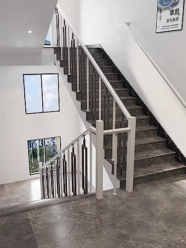 Barandilla de escalera negra ideal para remodelar escaleras de forma sencilla 2
