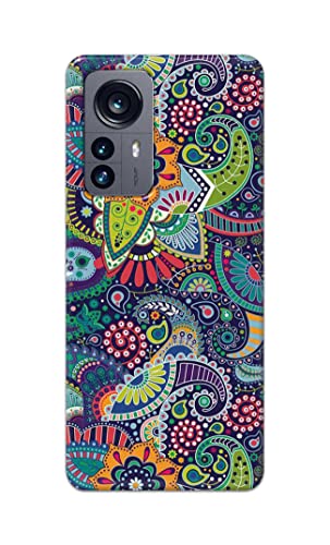 Image of Printed Hard Back Cover Case for Xiaomi 12 Pro Back Cover (Miraculous Patterns) -1803