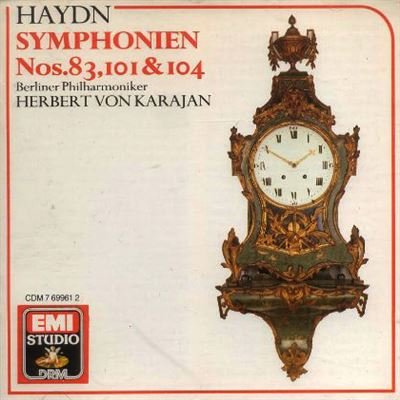 Symphonies 83, 101 &,104