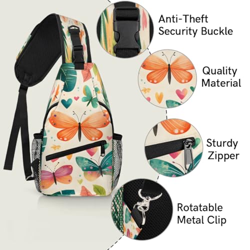 Morrales Sling Bag unisex para viaje y senderismo miniatura 3