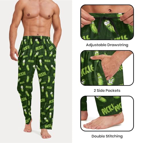 Mens Pajama Pants Soft Lounge Pajama Pants Sleep Bottoms with Pockets4