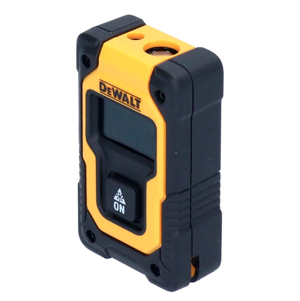 DeWalt DW055PL-XJ - Medidor de distancias Pocket, Mide hasta 16 m, Carga USB, Negro/Amarillo