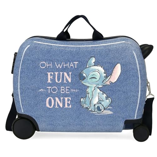 Disney Girls' Children's Suitcase, Blue, Talla única