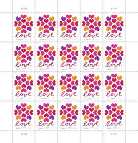 Hearts Blossom Love Forever Stamps -...