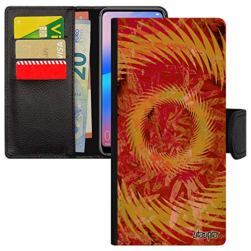 Coque S20 FE antichoc en cuir avec motif floral pour éviter les rayures
