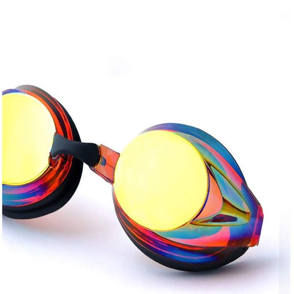 Occhialini da Nuoto, Occhialini da Nuoto Anti Fog No Perdite, Miglior Chiara Concorso Vision Training Triathlon occhialini da Nuoto for Adulti, Uomini, Donne, Giovani, Bambini(Blue,White)