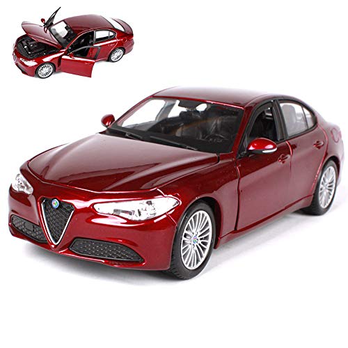 Preisvergleich Produktbild HPDOX 1 / 24 Miniauto - Modellauto Alfa Romeo Giulia 2016 - Statisches Simulationsdruckgussauto, Simulationslegierungsauto, Fertiges Modell, SammlerstüCke, Geschenke,A-01