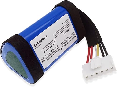 Miniatura 3 de 7800mAh SUN-INTE-118, 1INR1966-3, ID998 Battery Replacement Compatible with JBL Charge 4 Portable Bluetooth Speaker
