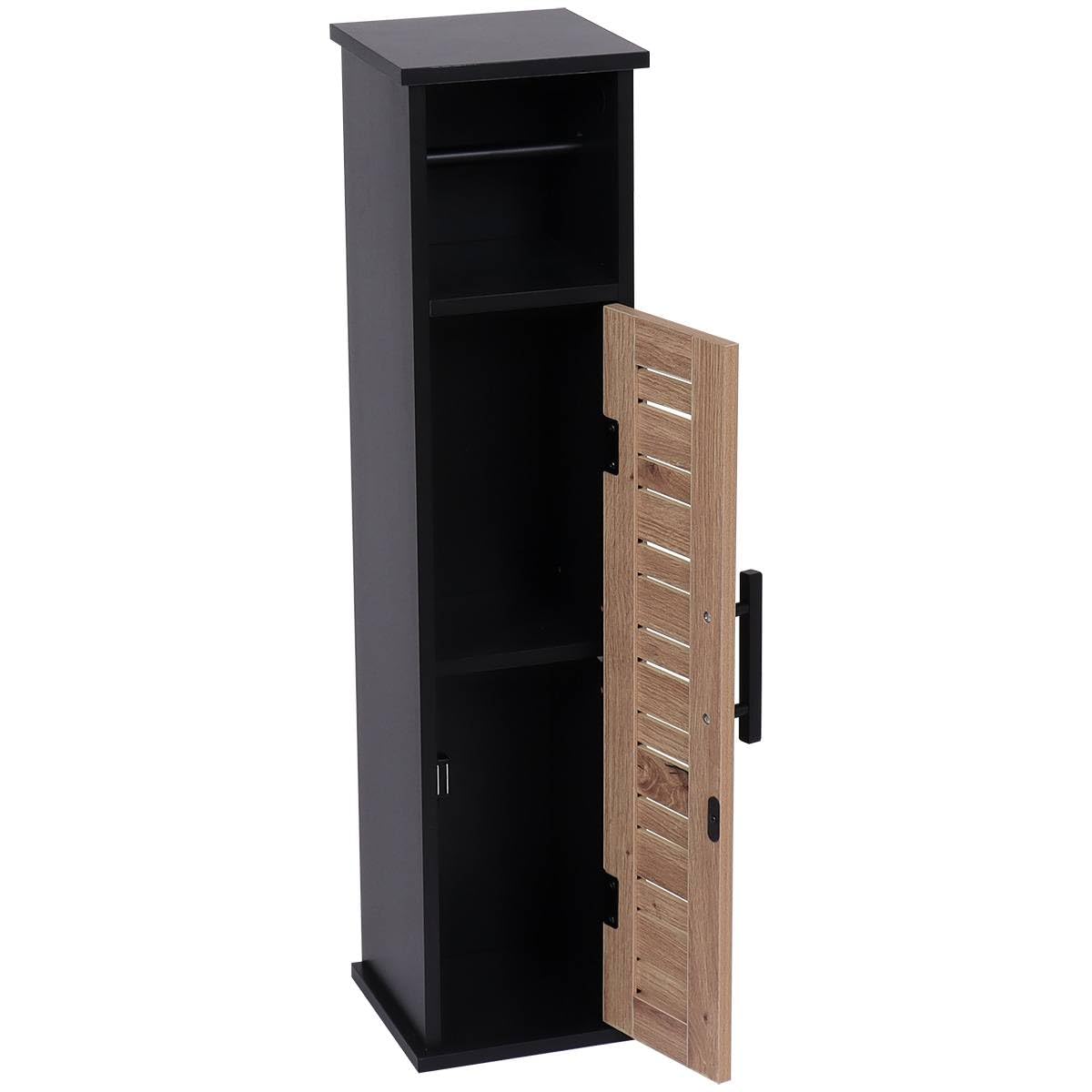 Meuble réserve et dérouleur WC Bergen MDF 1 Porte