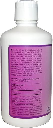 Miniatura 2 de Inner Vitality, FulvicHumic Minerals, 32 oz (32.0fl oz), Minerales Morningstar