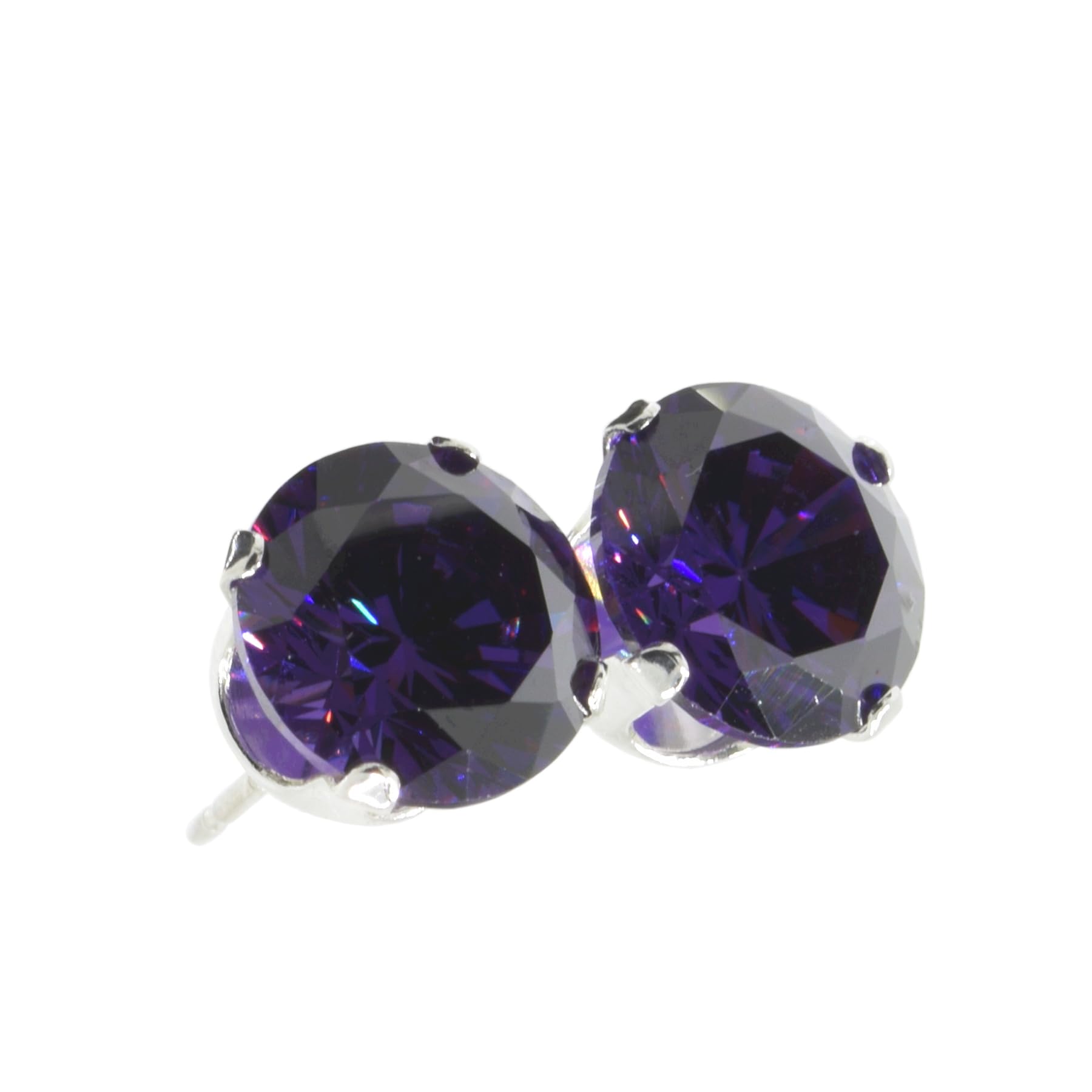 pewterhooterWomen's Sparkling Sterling silver stud earri'ngs. Beautiful jewellery in a box.