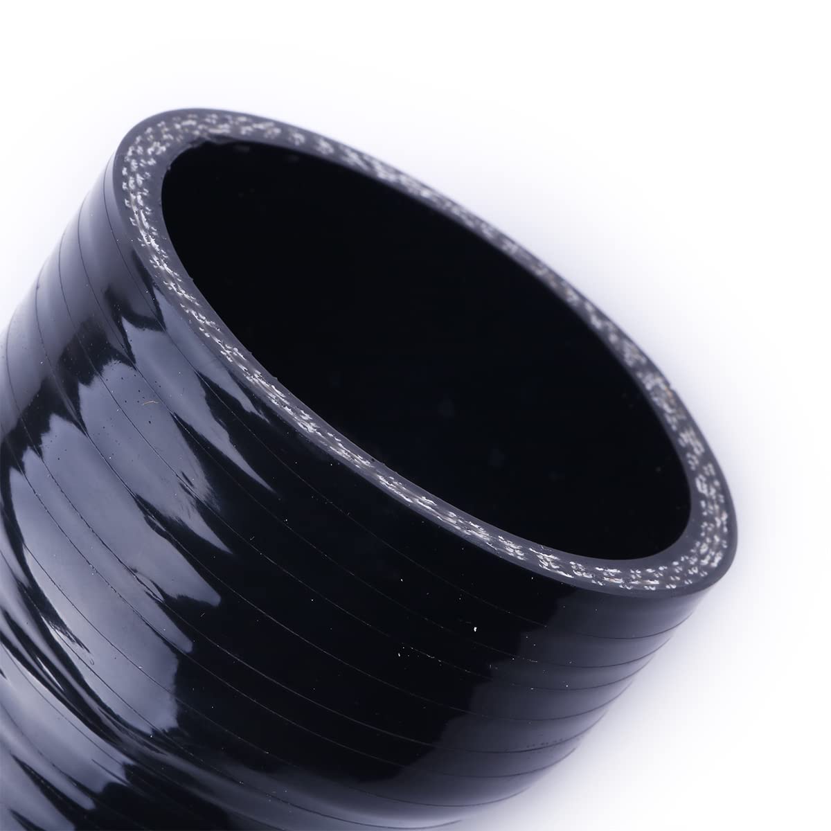 Manguera acopladora reductora de silicona negra, longitud 3" (76mm), diámetro interior 130-140mm, tubería reforzada de 4 capas para turbo/intercooler/admisión