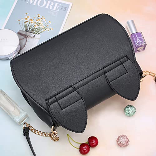 Moon Sailor Luna Bag Damen Mode Frauen Gothic Handtasche Messenger Crossbody Geldbörse Cosplay Umhängetasch Schwarz