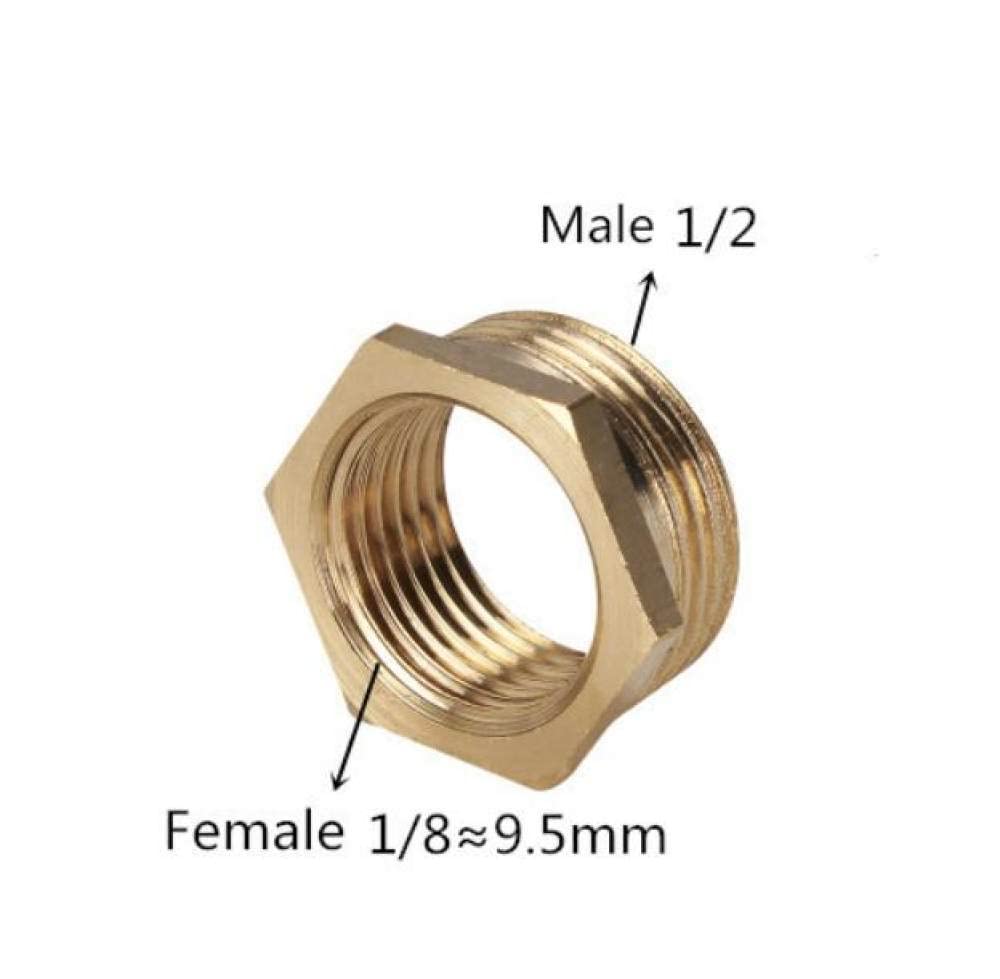 2" X 1" Lead-Free Brass Hex Reducer Bushing 125# Threaded NPT BR12090641 - Foto 12