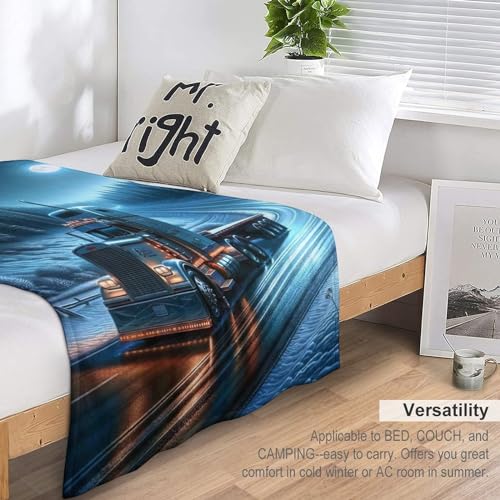 Manta de forro polar para camión sofá y cama de franela suave 140x180 cm 7