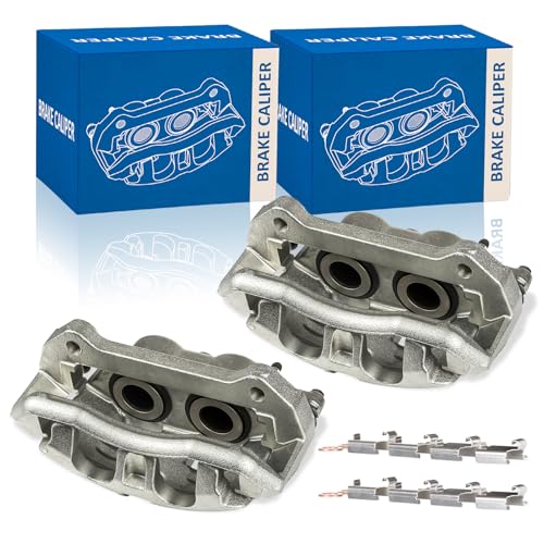 Image of 18B5405 18B5404 Front Pair Disc Brake Caliper Assembly w /Bracket