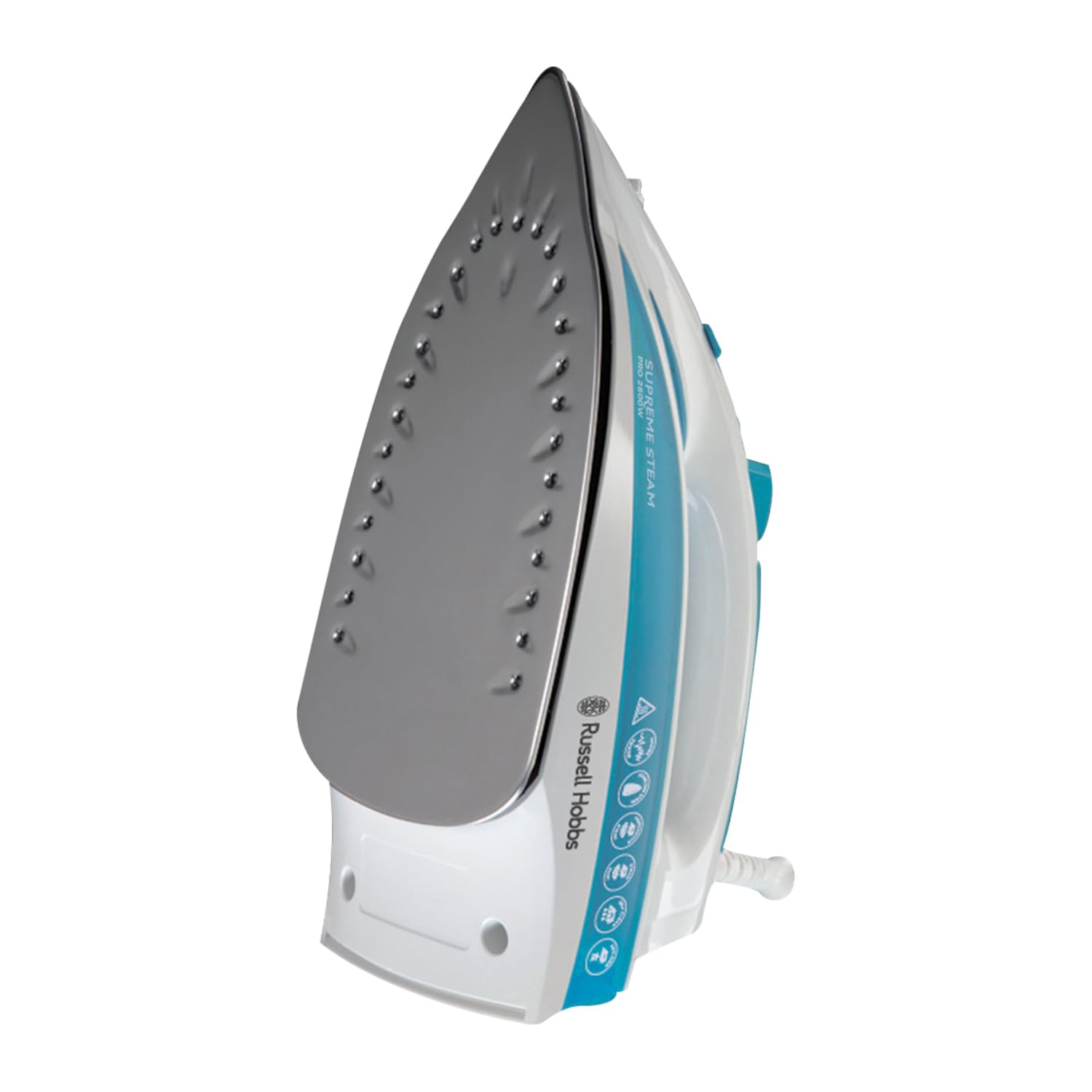 Russell Hobbs Steam Iron [2600W,210g extra steam boost, 70 g/min steam] Steam Glide Pro (300ml water tank, ceramic soleplate, self-cleaning & spray water function, anti-limescale, drip stop) 20562