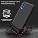 Dzxouui for Galaxy A30S Case,Samsung Galaxy A50 / A50S / A30S Case,Durable Light Shockproof Cover Protective Phone Case for Samsung Galaxy A50 / A50S / A30S(DC-Black)