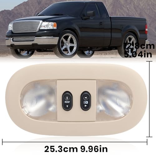 Lámpara LED de lectura para Ford F150 2004-2008 Beige miniatura 6