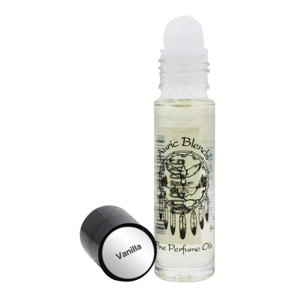 Auric Blends Vanilla Roll-on Perfume Oil | Alcohol Free, Vegan, Cruelty Free, Made in USA | 0.33 Fl. Oz