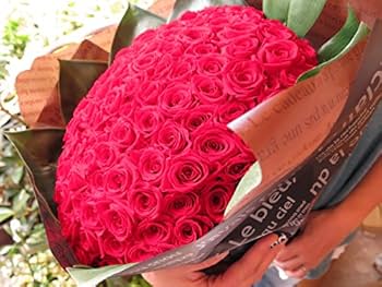 Amazon｜バラ 花束 108本 プロポーズ 彼女 恋人 プリザーブドフラワー