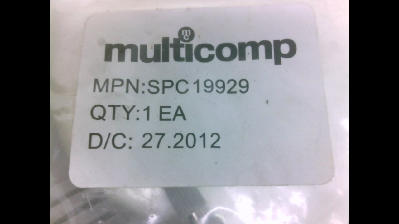 MULTICOMP SPC19929 COMPUTER CABLE, SERIAL, 10FT, GRAY