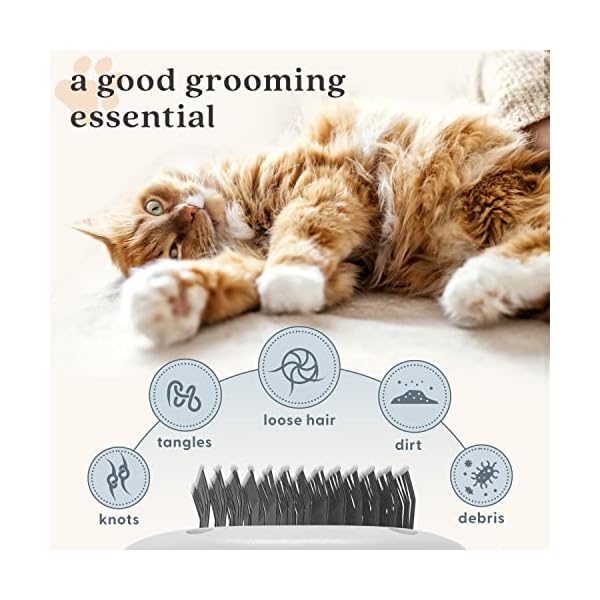 Pet Slicker Brush – Dog & Cat Brush for Shedding & Grooming – Self-Cleaning Undercoat Dematting & Detangling Brushes for Long & Short Haired Pets (Sable Brown) Pet Slicker Brush – Dog & Cat Brush for Shedding & Grooming – Self-Cleaning Undercoat Dematting & Detangling Brushes for Long & Short Haired Pets (Sable Brown)