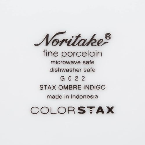 Miniatura 7 de Noritake ColorStax Ombre Indigo - Juego de 12 piezas, servicio para 4, multicolor
