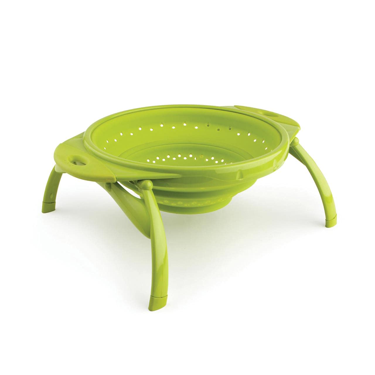 Dexas Pop-Abtropfsieb aus Silikon 10-Inch Massives Grau