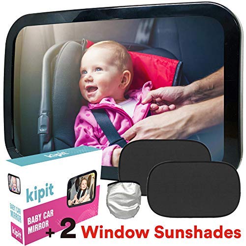 Buy Baby Car Mirror ｜Baby Mirror for Car + 2 Free Sunshades｜Safely