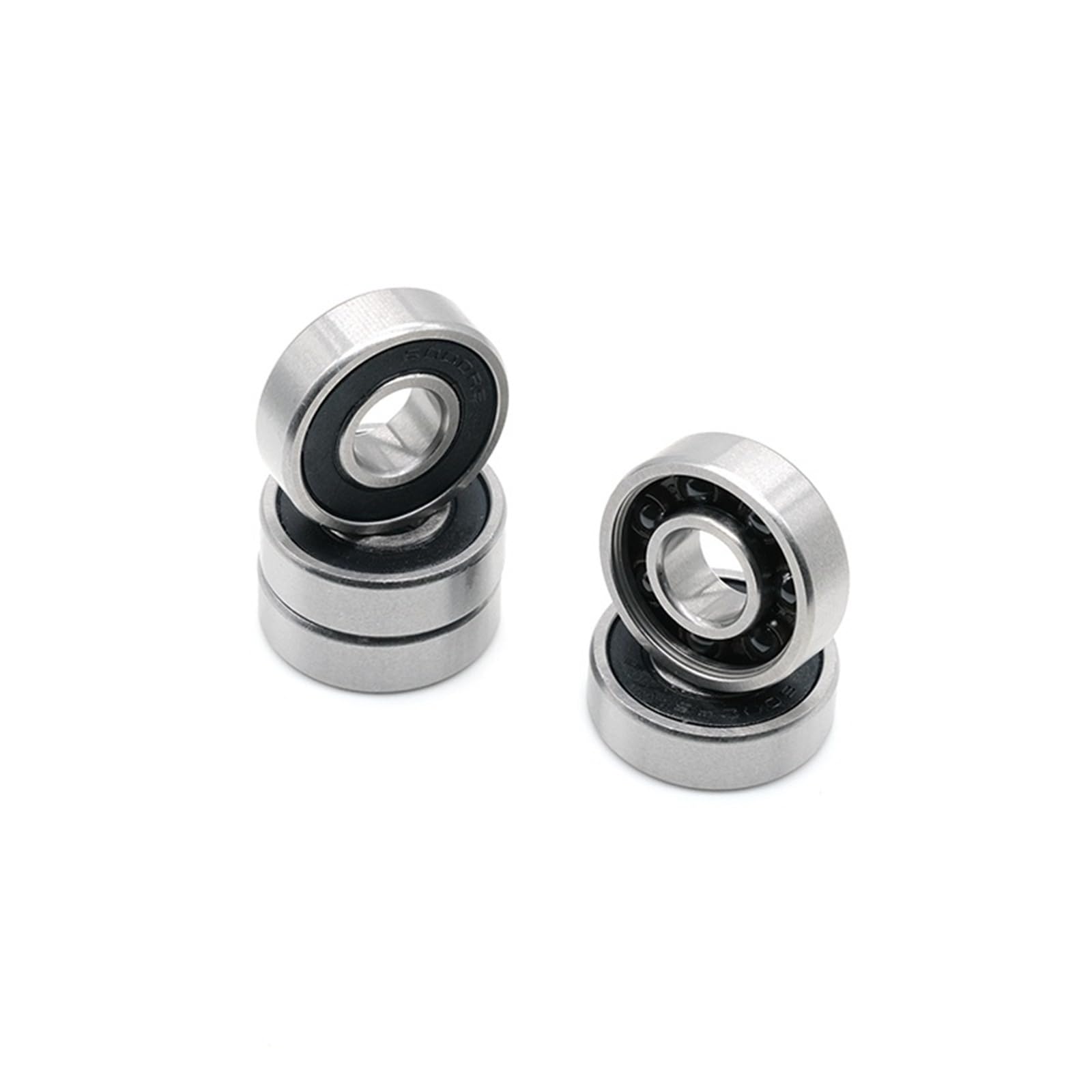 Roulements céramiques hybrides 6000RS 10 x 26 x 8 mm, pièces de rechange for boîtiers de pédalier 6000 RS 2RS, 2 pièces