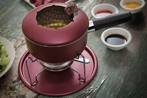 Jogo para Fondue Tramontina Vermelho Pequeno