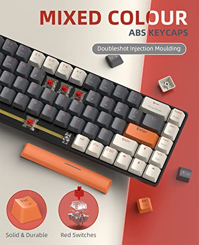 Teclado Mecánico RK68 60% Inalámbrico Dual Mode miniatura 6