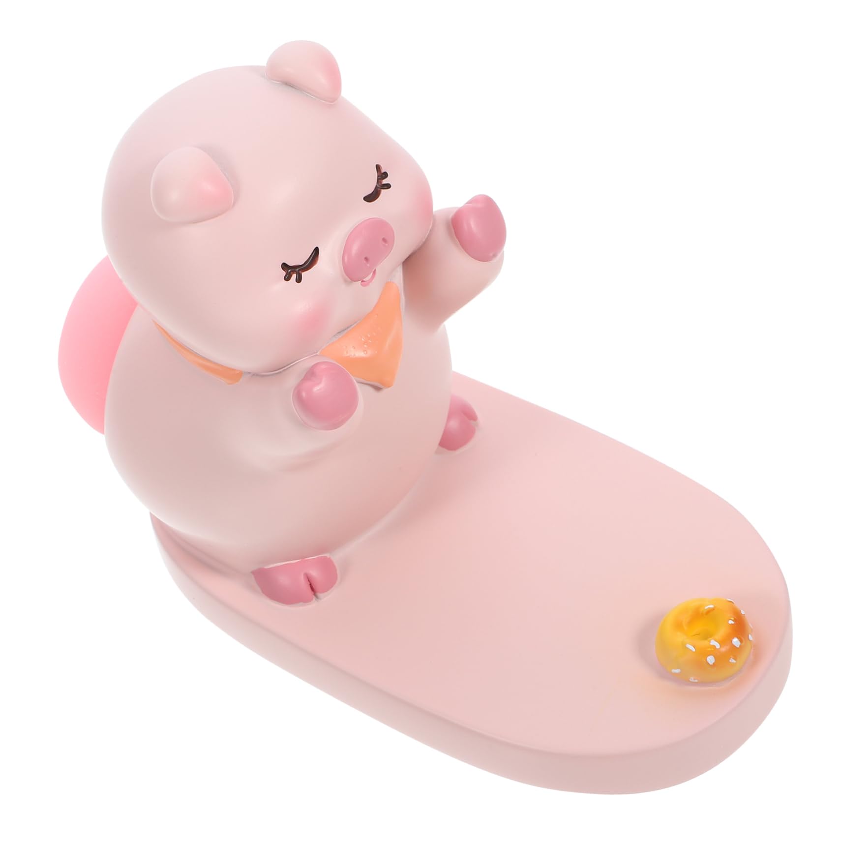 UKCOCO 4pezzi Supporto Per Telefono Da Scrivania Resina Forma Di Animale Design Portatile Con Base Antiscivolo Compatibile Con Smartphone Decorazione Funzionale Per Ufficio e Casa