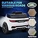 Qaba 12V Kids Ride on Car, Land Rover Discovery Sport Licensed Battery Powered Kids Electric Car with Remote Control, Soft Start, LED Lights, Music Horn, 3 Speeds, White