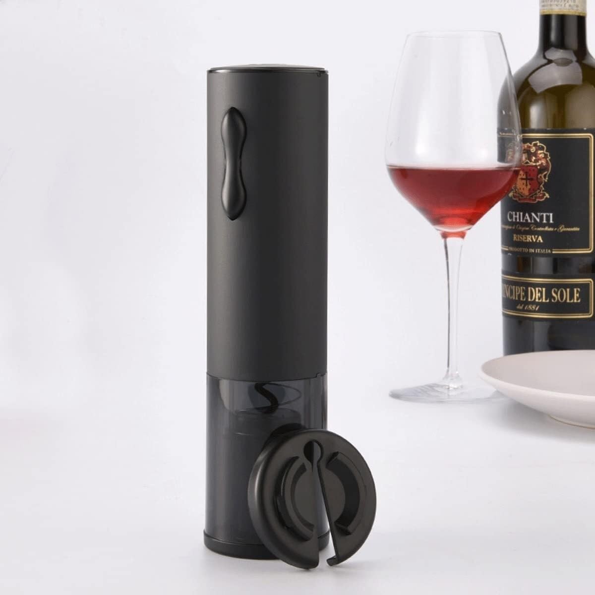 Apribottiglie elettrico con tagliacapsule, apribottiglie automatico in acciaio inox per casa, cantina, feste e regali