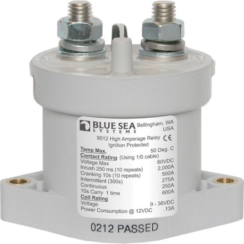 1 - Blue Sea 9012 Solenoid Switch L-Series 12-24V