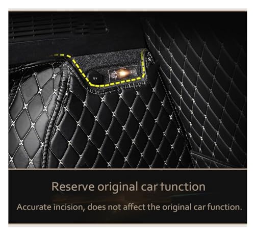 Tapis de Coffre sur Mesure Mercedes GL 63 AMG X166 Protection Luxe 7 Places 2016