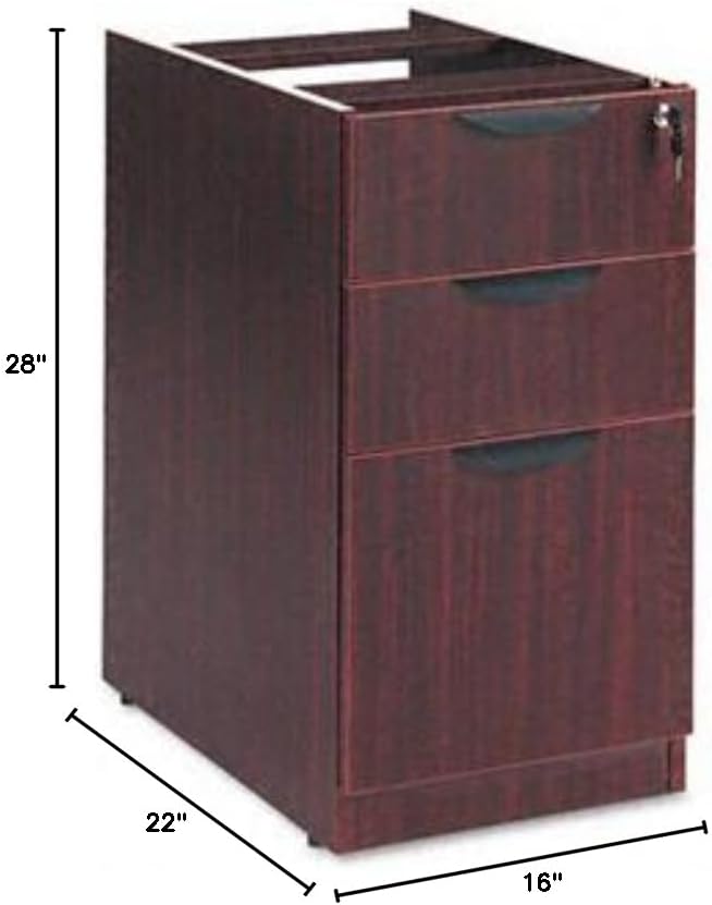 Alera Valencia Series Box/Box/File Full Pedestal File PEDESTAL,BX FLE 16X22,MAH 66000083403 (Pack of 2)