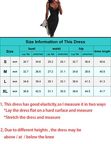 Faimilory Cotton Scoop Neck Knee Length Bodycon Tight Maternity Summer Sundress Pencil Casual Sun Midi Tank Dress thumb #6