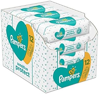 Pampers Chusteczki dla Niemowląt, 12 opakowań (12 x 52 sztuki)