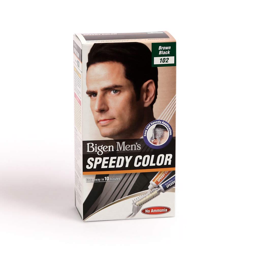 Bigen Men's Hair Color, Speedy Brown Black 102, 80g-picture-49